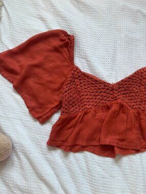 Crochet crop top